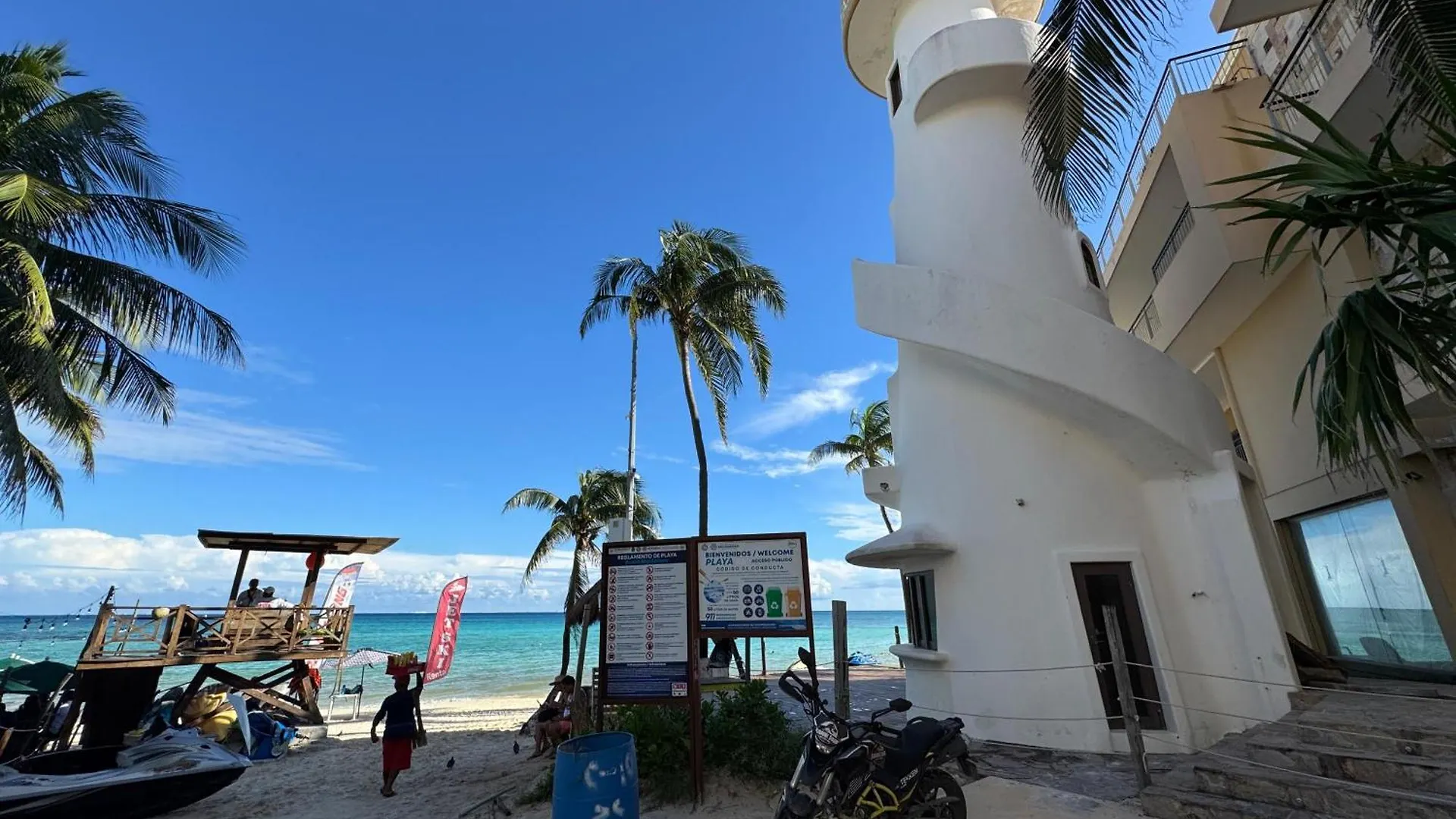 El Faro 103 Surf Ground Floor 2 Bedroom Apt Pool View Playa del Carmen Apartment